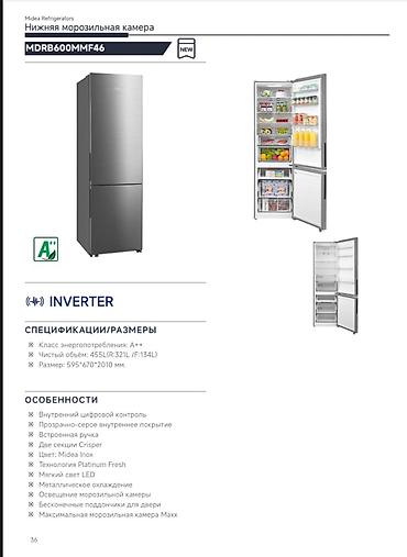 deepcool dq: Холодильники Midea с нижней морозильной камерой Модели: — цвет — 6
