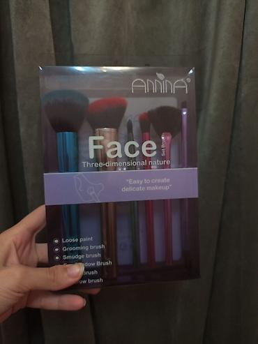 Gözəllik və sağlamlıq: ANNNA Face Set Brush – makiyaj fırçaları dəsti Qutu üzərində: - — 2