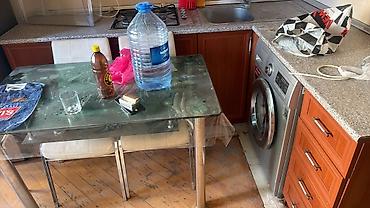 Mətbəx mebeli: Mebel və qapı dəsti - Material: ağac teksturalı MDF/laminat örtüklü — 4
