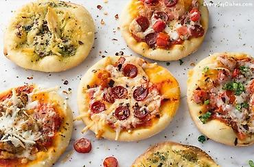 Sifarişlə hazır yeməklər: Məktəblilər üçün mini pizza - Kiçik ölçülü, uşaq porsiyasında — 4