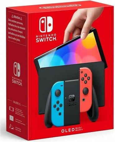 switch: Nintendo Switch Oled. Comes with box and everything inside. 🔴Mario