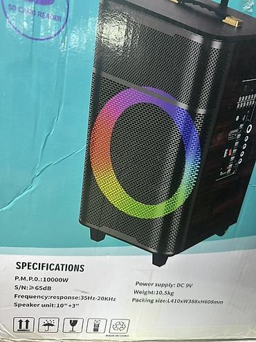 hoco eq34 plus: Портативная акустическая система SS-2 (10"+3") с подсветкой Основные — 1