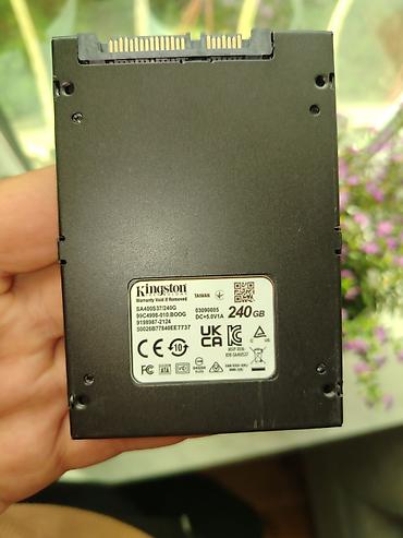 gaming notebook: Daxili SSD disk Kingston, 240 GB, 2.5", İşlənmiş — 4