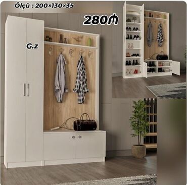 Asılqanlar: Yeni, Düz dolab, Dəhliz dolabı