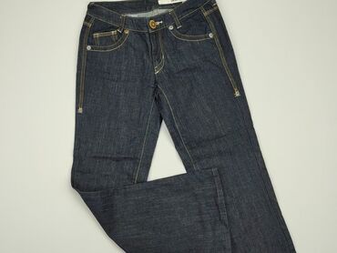 spódniczka jeansowe z haftem: Jeansy, S, stan - Dobry