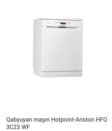 qabyuyan tələb olunur: Qabyuyan maşın Hotpoint-Ariston, Tam qabaritli (60 sm.), Ayrıca dayanan, Yeni