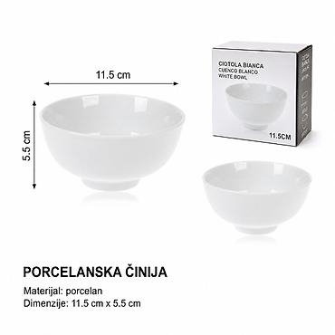 KMT Činija beli dno 5403362 - Brend: Kmt style - Tip: porcelanska