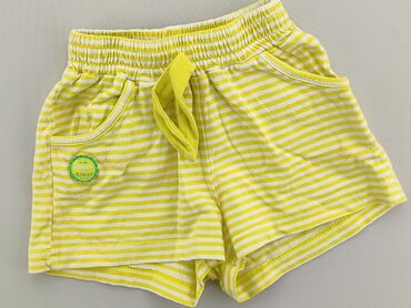 bluzka w czarno żółte paski dla dzieci: Szorty, 9-12 m, stan - Dobry