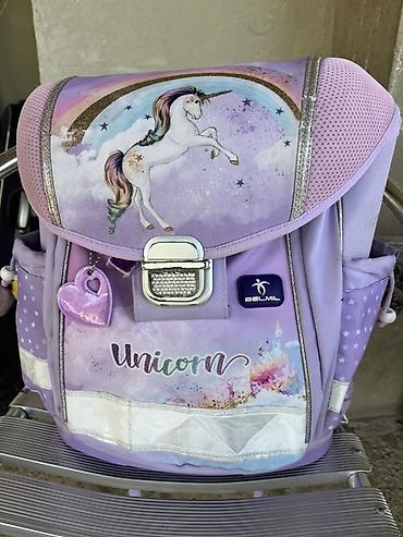 sorgaro majice: Školska torba Belmil “Unicorn” – ljubičasta - Motiv: jednorog sa — 4