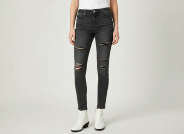 Jeansy: River Island, Jeansy damskie, rozmiar S