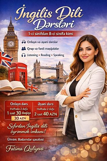 listening reading: Xarici dil kursu, İngilis dili, Böyüklər üçün, Uşaqlar üçün, Danışıq klubu — 1