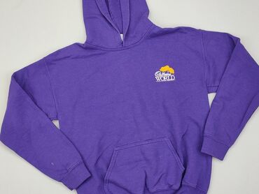 granatowa bluzki z koronką: Hoodie, L (EU 40), condition - Good