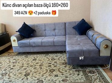 divan temizleme: Угловой диван, Новый, Раскладной, С подъемным механизмом, Ткань, Бесплатная доставка в черте города