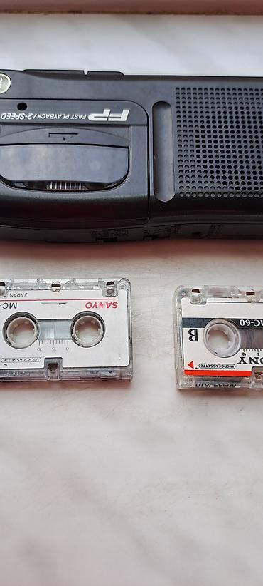 Audio: Panasonic FP portativ səs yazıcı (microcassette) + 2 ədəd mikrokasseta — 3
