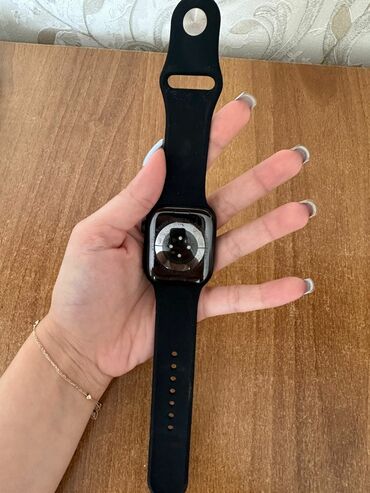 smart watch xs18: İşlənmiş, Smart saat, Apple, rəng - Qara