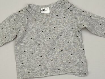 koszula w gwiazdy: Bluzka, H&M, 6-9 m, stan - Dobry