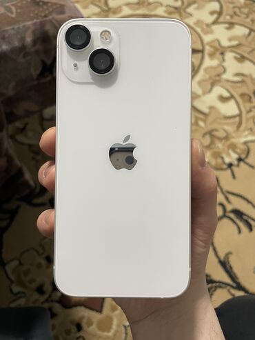 iphone 5 na zapchasti: IPhone 13, Б/у, 128 ГБ, Белый, Защитное стекло, Чехол, 89 %