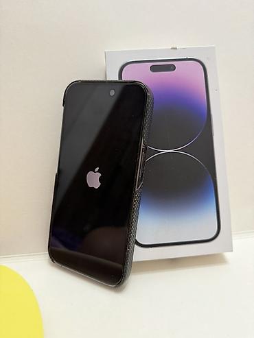 iphone 14 pro 512 gb: IPhone 14 Pro, Б/у, 256 ГБ, Deep Purple, Зарядное устройство, Защитное стекло, Чехол, 85 % — 1