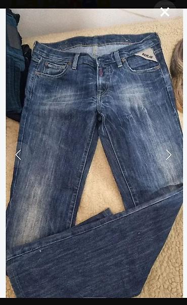 kožna jakna s: Replay ženske farmerke – plavi denim - Model: klasičan petodžepni — 2