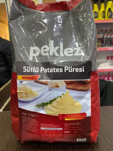 Другие продукты питания: Patates püresi tozu, Südlü kartof püresi tozu 2kq, çox alışda endirim