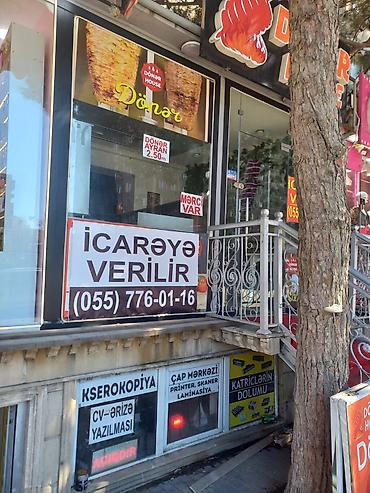 donər obyekt: İcarəyə obyekt – hazır iaşə sahəsi - Ümumi sahə: 40 kv.m - Hazır — 3