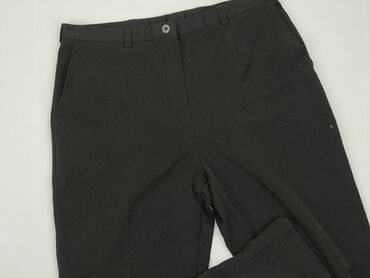 szorty damskie czarne jeansowe: Material trousers, L (EU 40), condition - Very good