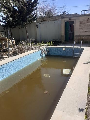 дом с бассейном: Satılıq həyət evi – geniş həyət və hovuzlu - İki mərtəbəli, mansard — 3