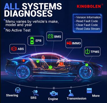 Alati za automobile: Novo - Kingbolen S6 OBD2 28 Reset IMMO/BMS/TPMS/ABS Bleeding Novo - — 5