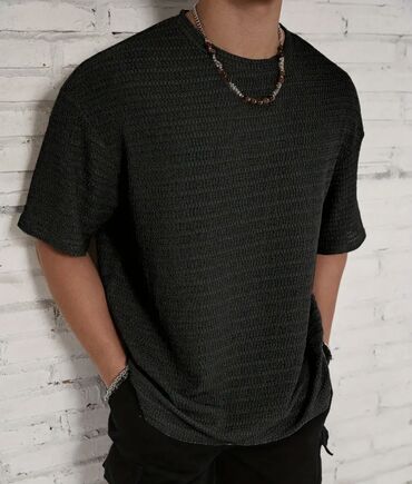 qara cins pencekler: Futbolka, Hugo Boss, 2XL (EU 44), rəng - Qara