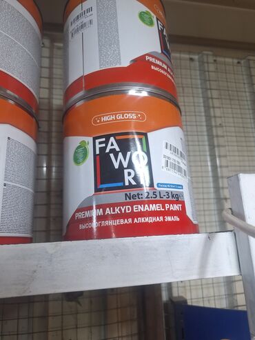 полимерный клей: Эмаль алкидная глянцевая от Fawar. Этот продукт предназначен для