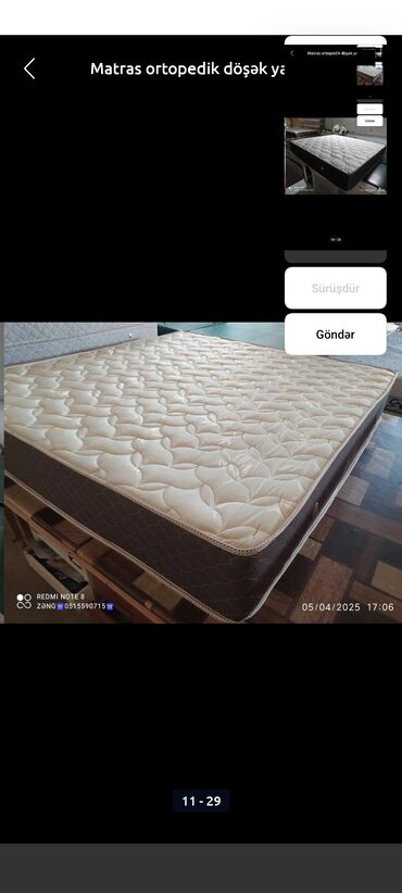 Matraslar: Yeni, Ortopedik matras, İki nəfərlik — 18