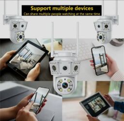 Videomüşahidə: 2 kameralı Rəngli Gecə Görüşlü Wi‑Fi PTZ Təhlükəsizlik Kamerası - 2MP — 3