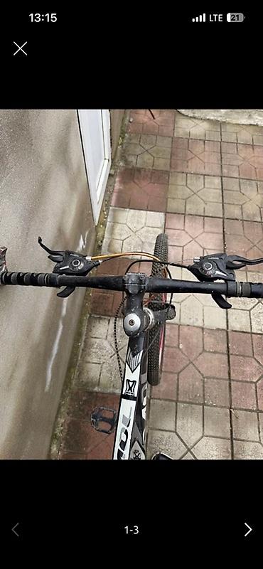 Velosipedlər: MTB tipli dağ velosipedi – ZADL/ADL brendli, qara-ağ rəng sxemi və ön — 3