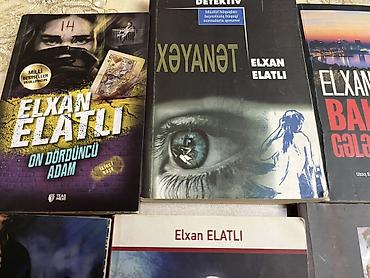 Художественная литература: Kitab dəsti – müxtəlif janrlarda 12 adda Məzmun: - Elxan Elatlı — 5