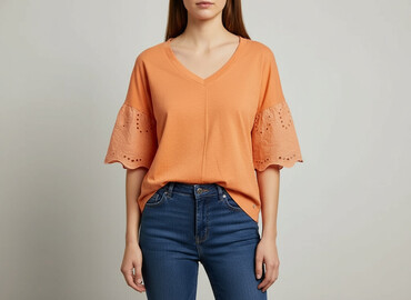Cream, Women's blouse, size M
