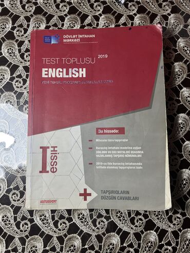 test toplusu ingilis dili 1 hisse 2019: İngilis dili Testlər 11-ci sinif, DİM, 1-ci hissə, 2019 il