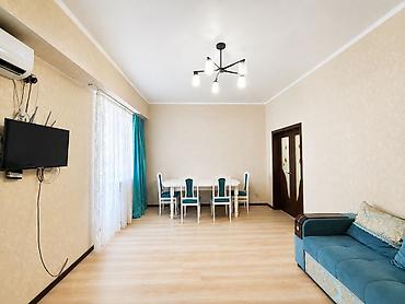 м гвардия: 2 комнаты, 58 м², ул. Московская / Турусбекова Элитка, 3 этаж, Евроремонт — 7