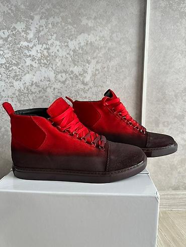 баленсиаги: Мужские ботинки, 45, Balenciaga, Новый, цвет - Красный, Самовывоз — 3