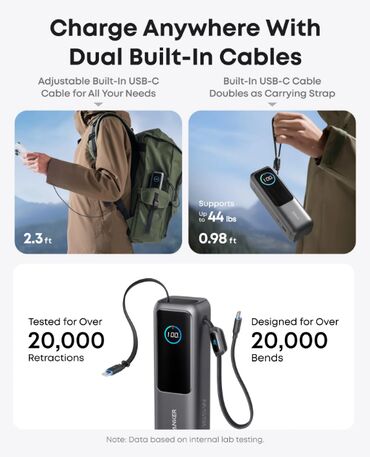 Digər: 🔷Yenidir, Bağlı qutuda satılır ✅ Anker firmasından 165W gücündə — 8