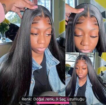 Təbii saçlar, pariklər: Parik, Təbii, Yeni — 7