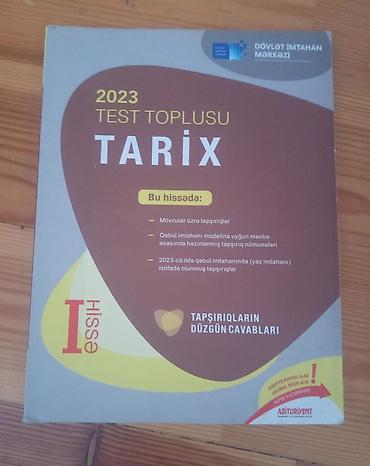 Тесты: Məhsul: “2023 Test Toplusu – Tarix (I hissə)”, Dövlət İmtahan Mərkəzi — 1