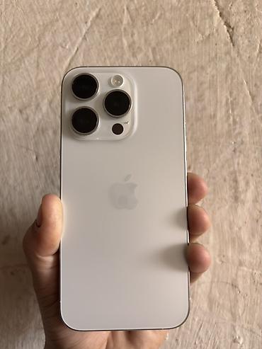 iphone s16: IPhone 15 Pro, White Titanium, Face ID — 1