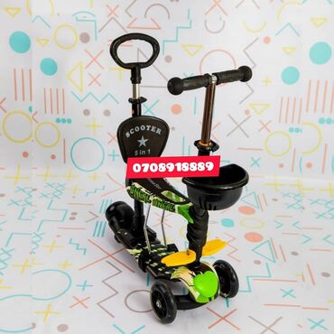 toklu scooter: 5 in 1 Scooter😍 Bu transformer model, 1 yaşdan 7 yaşa qədər uşaqlar