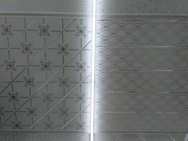 asma tavan metbex ucun: Dekorativ tavan panelləri - Material: yüngül, nəmə davamlı PVC