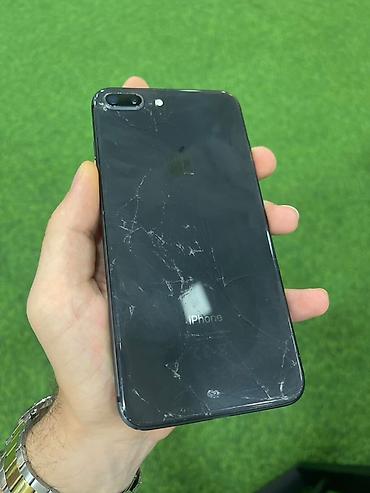iphone 8 pilus: IPhone 8 Plus, 64 GB, Space Gray, Barmaq izi, Simsiz şarj — 2
