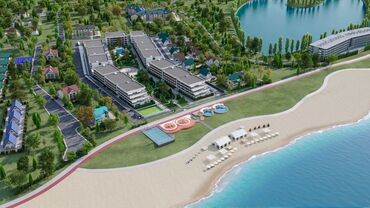 дом отдыха бишкек: 1 комната, 33 м², Элитка, 3 этаж, Дизайнерский ремонт