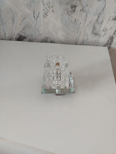 spot isiqlar qiyməti: Şüşə tavan spot işıq korpusu - Material: qalın şüşə (buzlu/relief — 3