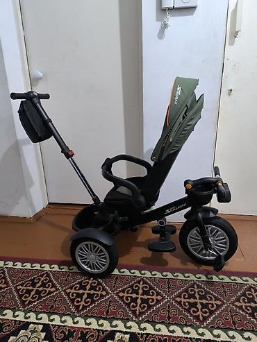 Детские велосипеды: Детский трехколесный велосипед-каталка Skillmax с родительской ручкой — 10