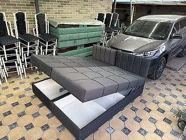 Односпальные кровати: Односпальная тахта с подъёмным коробом - Компактная тахта с вшитым — 8