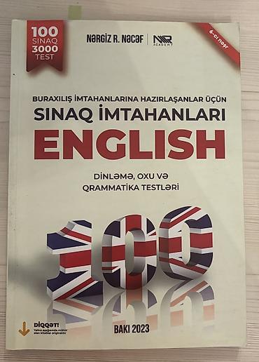 Testlər: Məhsul: “Sınaq İmtahanları – English” test toplusu Xüsusiyyətlər: - — 1
